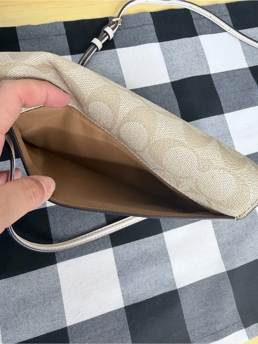 Coach Anna Foldover Clutch Crossbody Bag